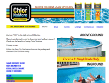 Tablet Screenshot of chlornomore.com
